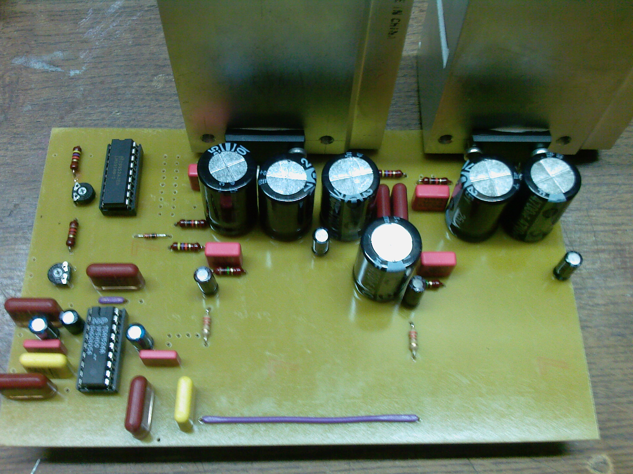 Fertig bestückte Platine Fertig bestückte Platine
